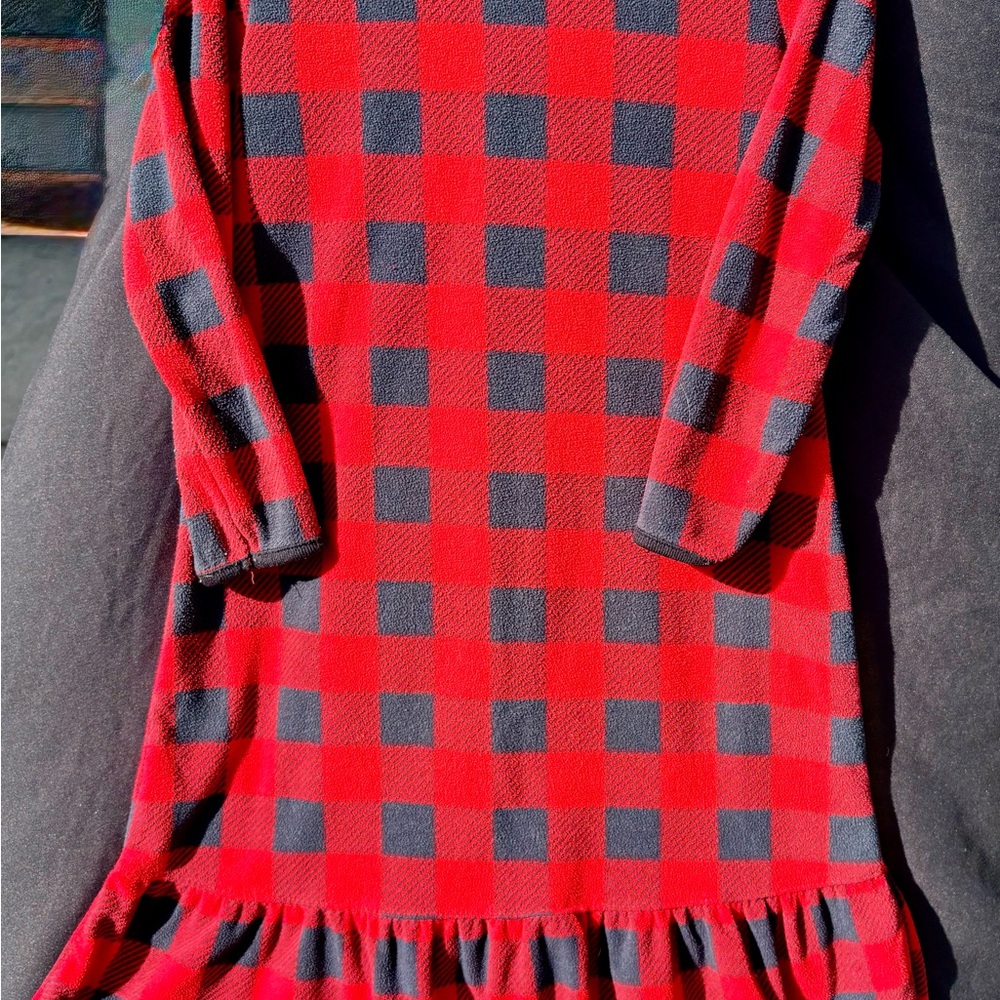 Carter's Red and Black Plaid Dress